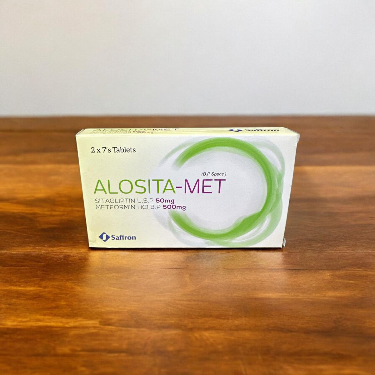 Alosita-Met Tablets 50Mg/500Mg (1 Strip = 7 Tablets)