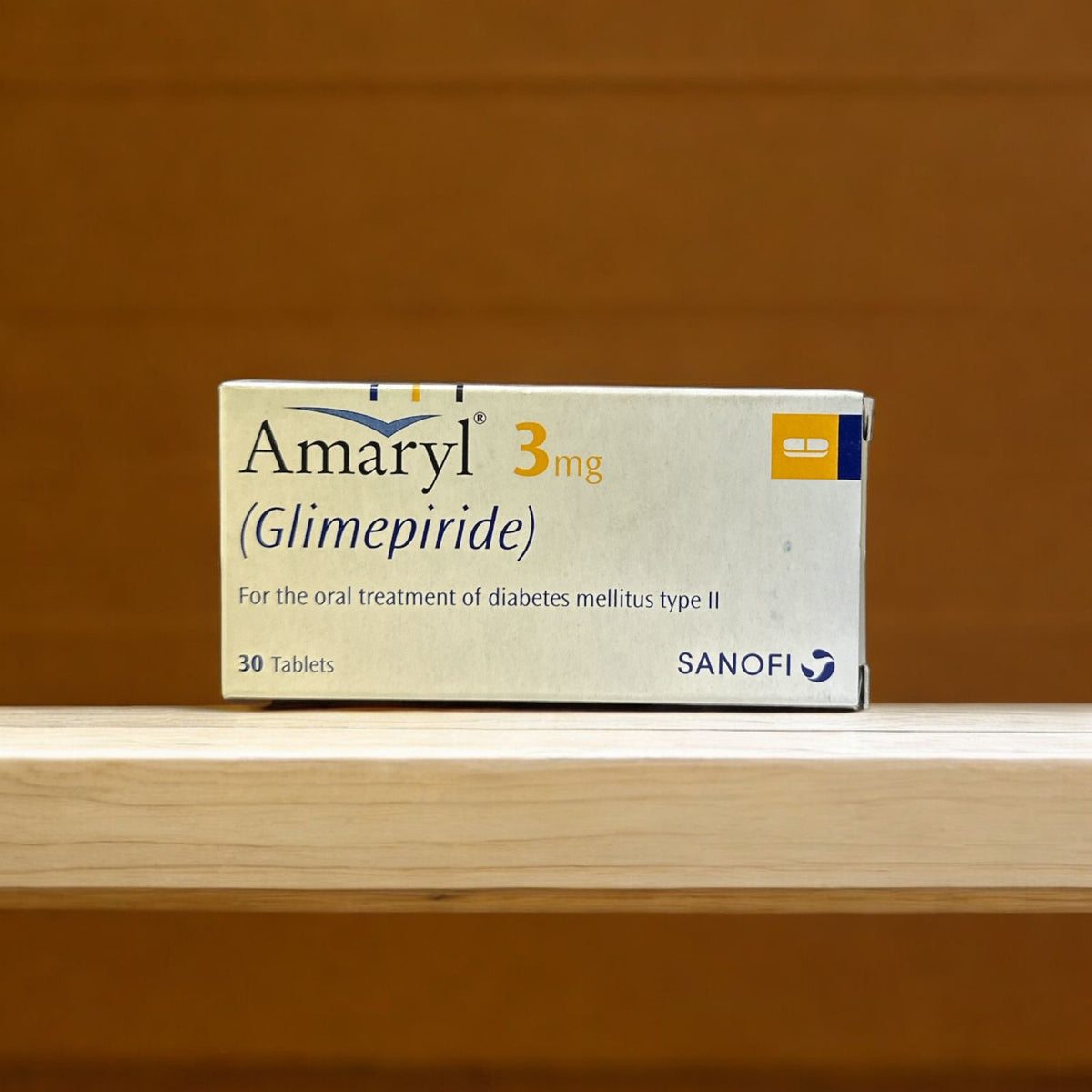 Amaryl Tablets 3Mg (1 Strip = 15 Tablets)