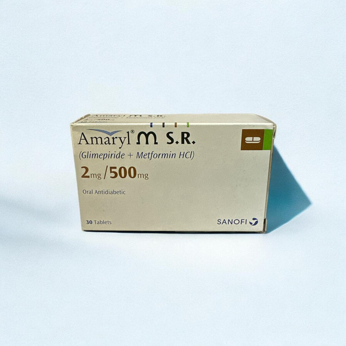 Amaryl MSR Tablets 2/500Mg (1 Strip = 10 Tablets)