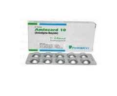 Amlocard Tablets 10Mg (1 Strip = 10 Tablets)