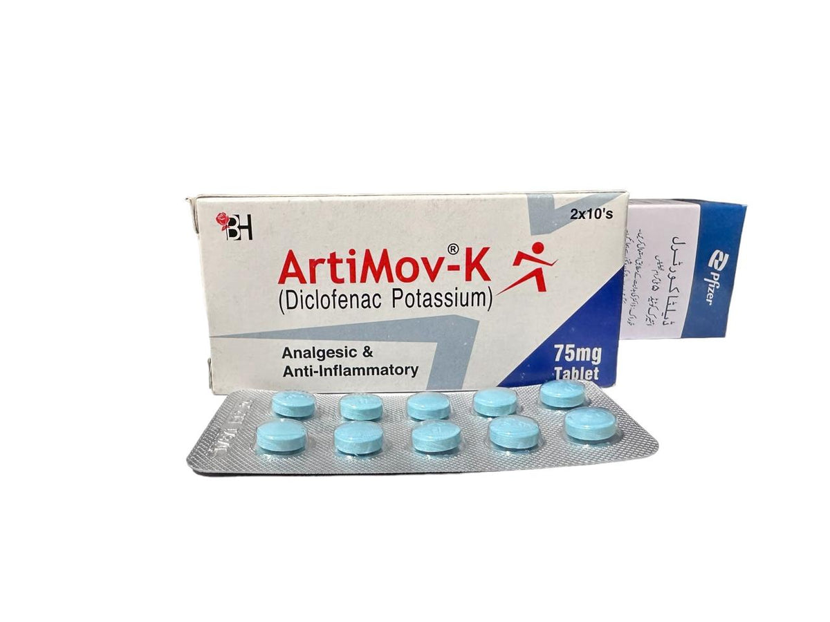 ArtiMov-K Tablets 75Mg  (1 Strip = 10 Tablets)