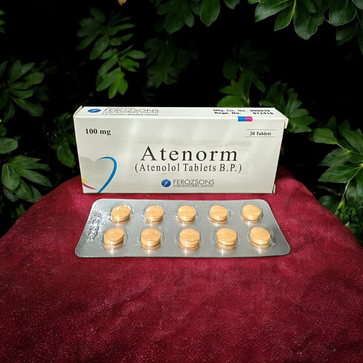 Atenorm 100mg Tablets  (1 Strip = 10Tablets)