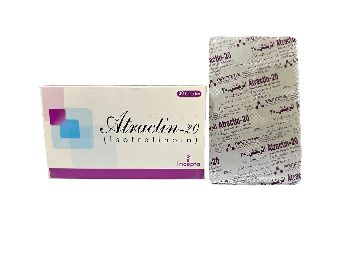Atract Capsule Atractin 20mg Capsule (1 Strip = 10 Capsules) – Multan Plus Pharmacy