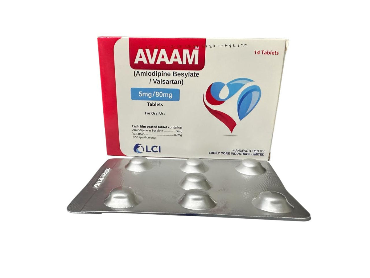 Avaam Tablets 5Mg/80Mg (1 Strip = 7 Tablets)