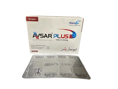 Avsar Plus Tablets 160Mg/5Mg/25Mg (1 Strip = 7 Tablets)