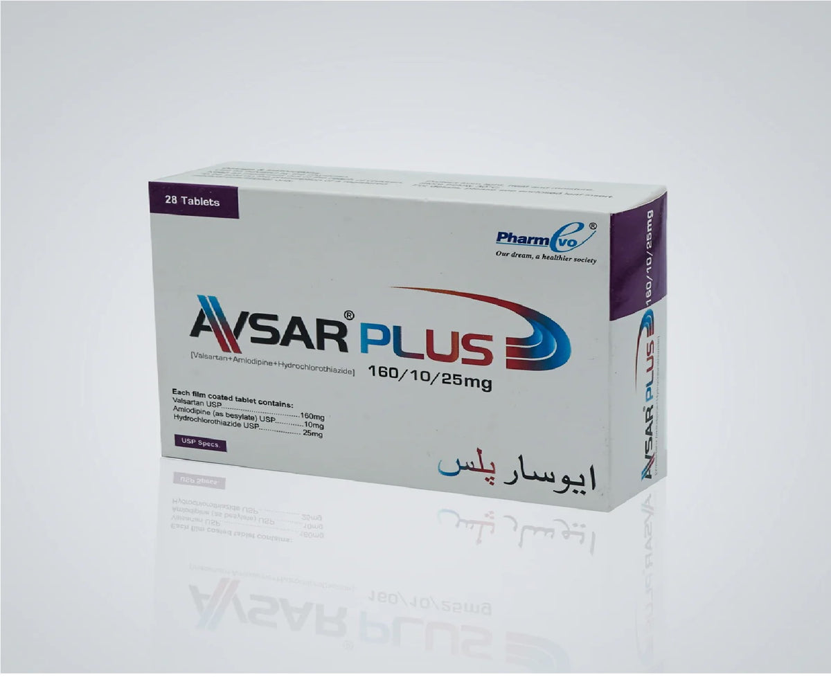 Avsar Tablets 160/10Mg/25Mg (1 Strip = 7 Tablets)