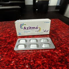 Azitma Tablets 250Mg (1 Box = 12 Tablets)
