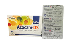 Azocam-Ds 500mg Tablets (1 Box = 6Tablets)