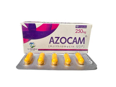 Azocam 250mg Capsules  (1 Strip = 5 Capsules)