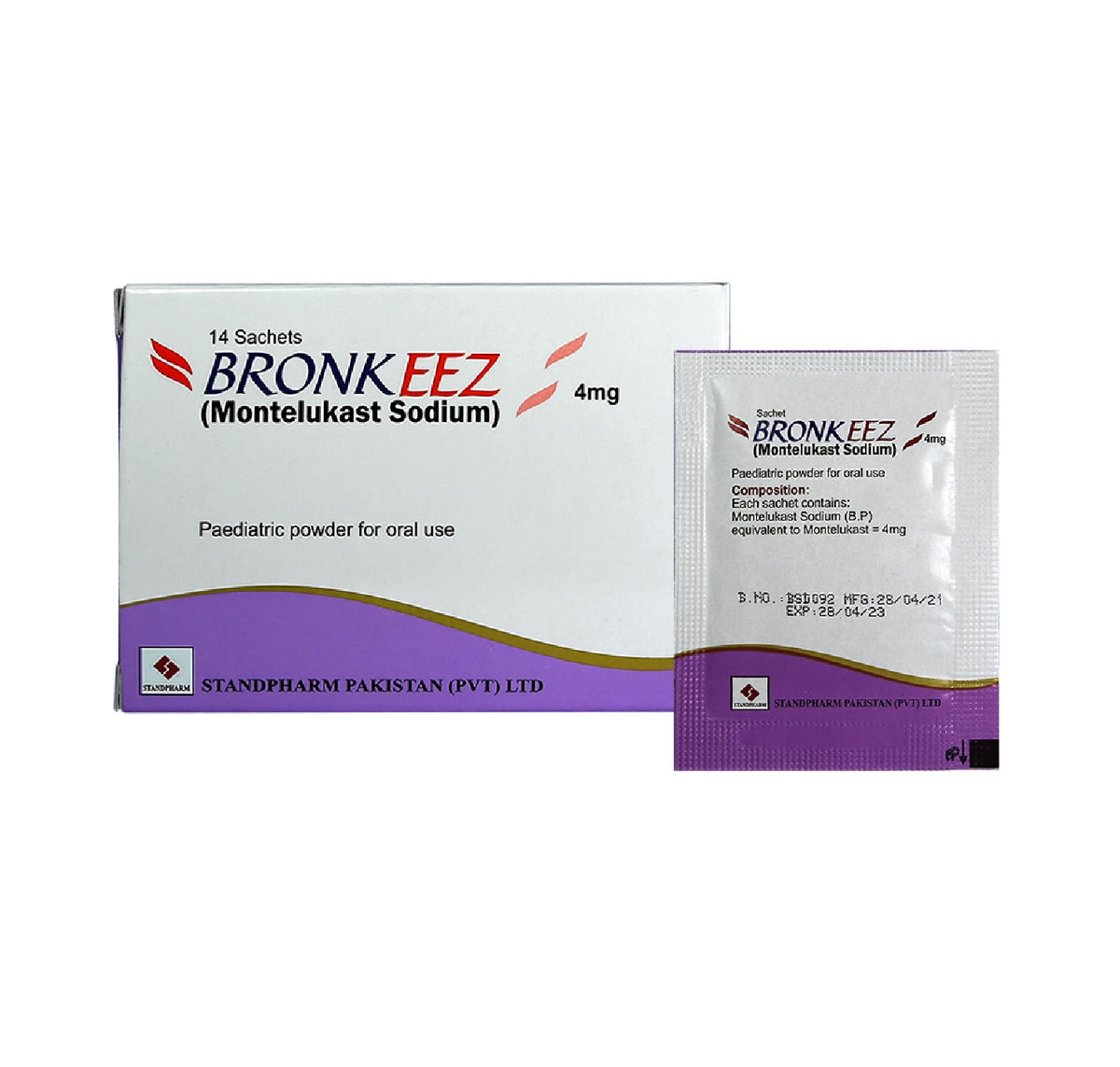 BRONKEEZ 4MG SACHET (1 SACHET )