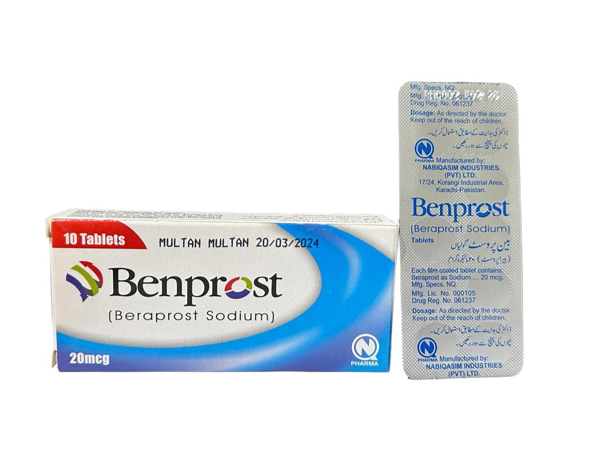 Benprost 20mcg Tablet (1 Box = 10 Tablets)