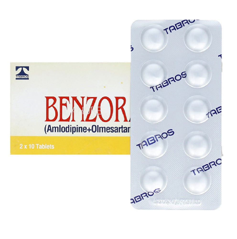 Benzor Am Tablets 5Mg/20Mg  (1 Strip = 10 Tablets)