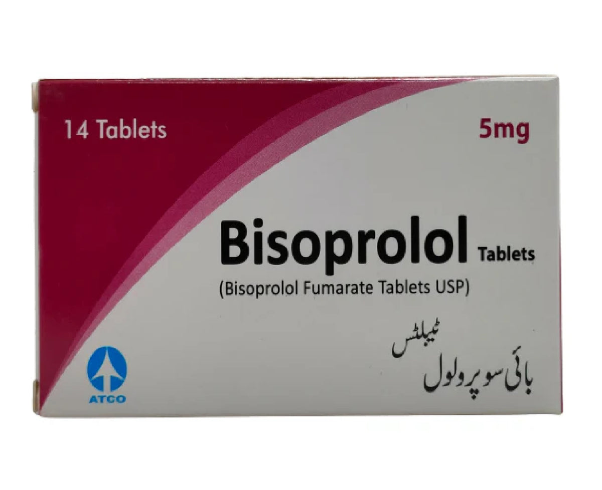 Bisoprolol Tablets 5Mg (1 Box = 14 Tablets)