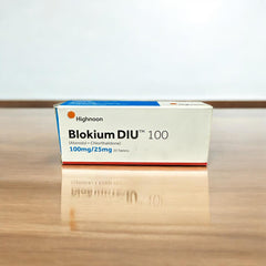 Blokium Diu Tablets 100Mg/25Mg (1 Strip = 10 Tablets)