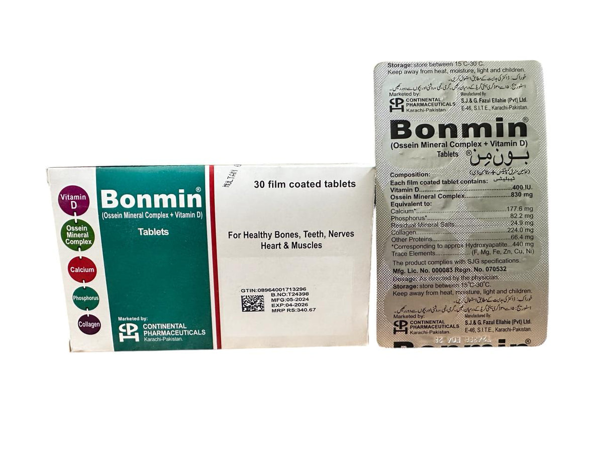 Bonmin Bonmin Tablets 830Mg (1 Strip = 10 Tablets) – Multan Plus Pharmacy