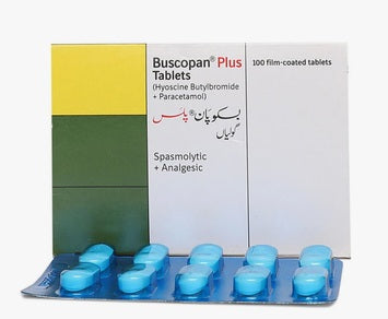 Buscopan Plus Tablets 10Mg/500Mg (1 Strip = 10 Tablets)