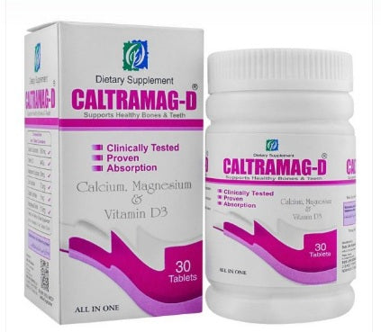 Caltramag-D Tablets  (1 Bottle = 30 Tablets)