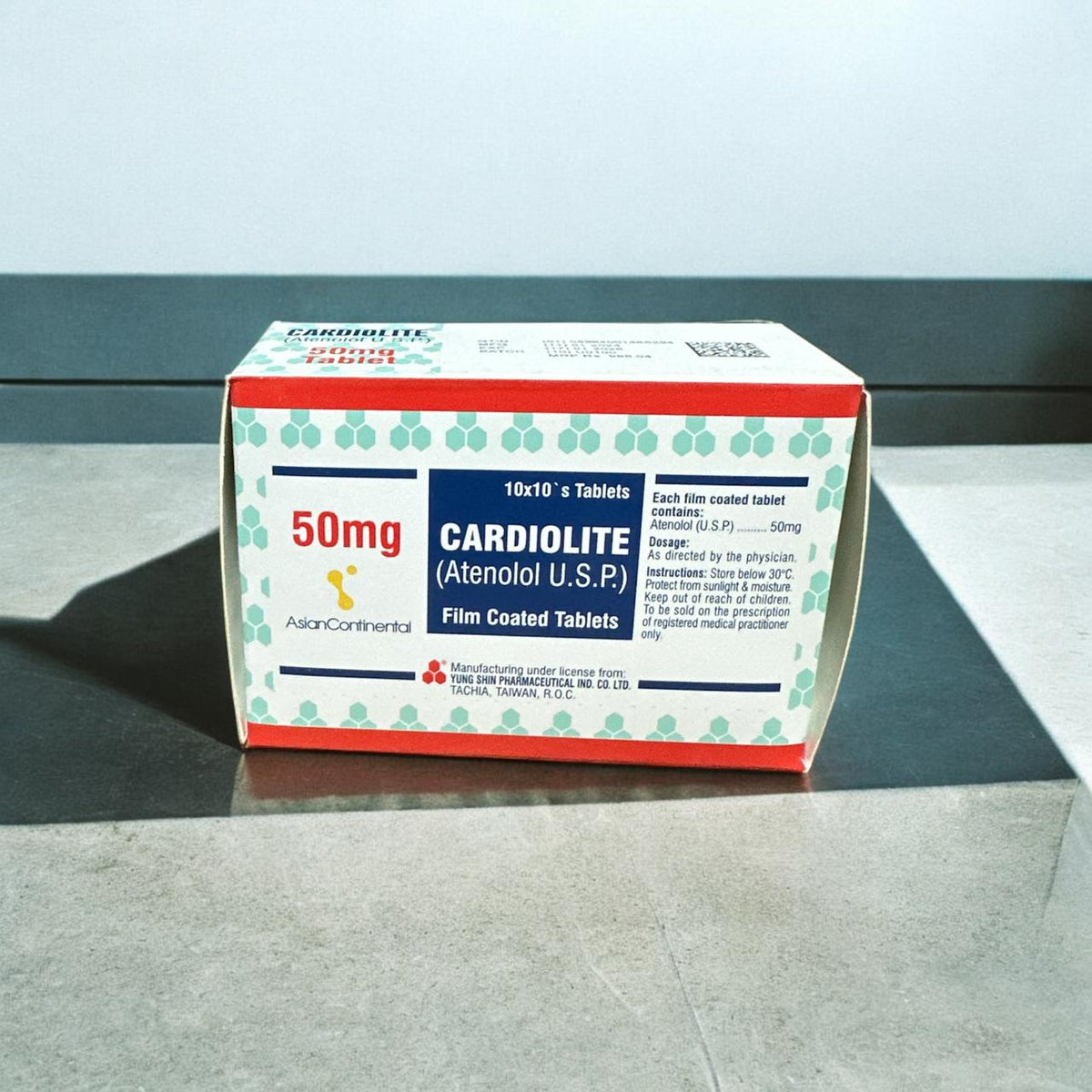 Cardiolite Tablets 50Mg (1 Strip = 10 Tablets)