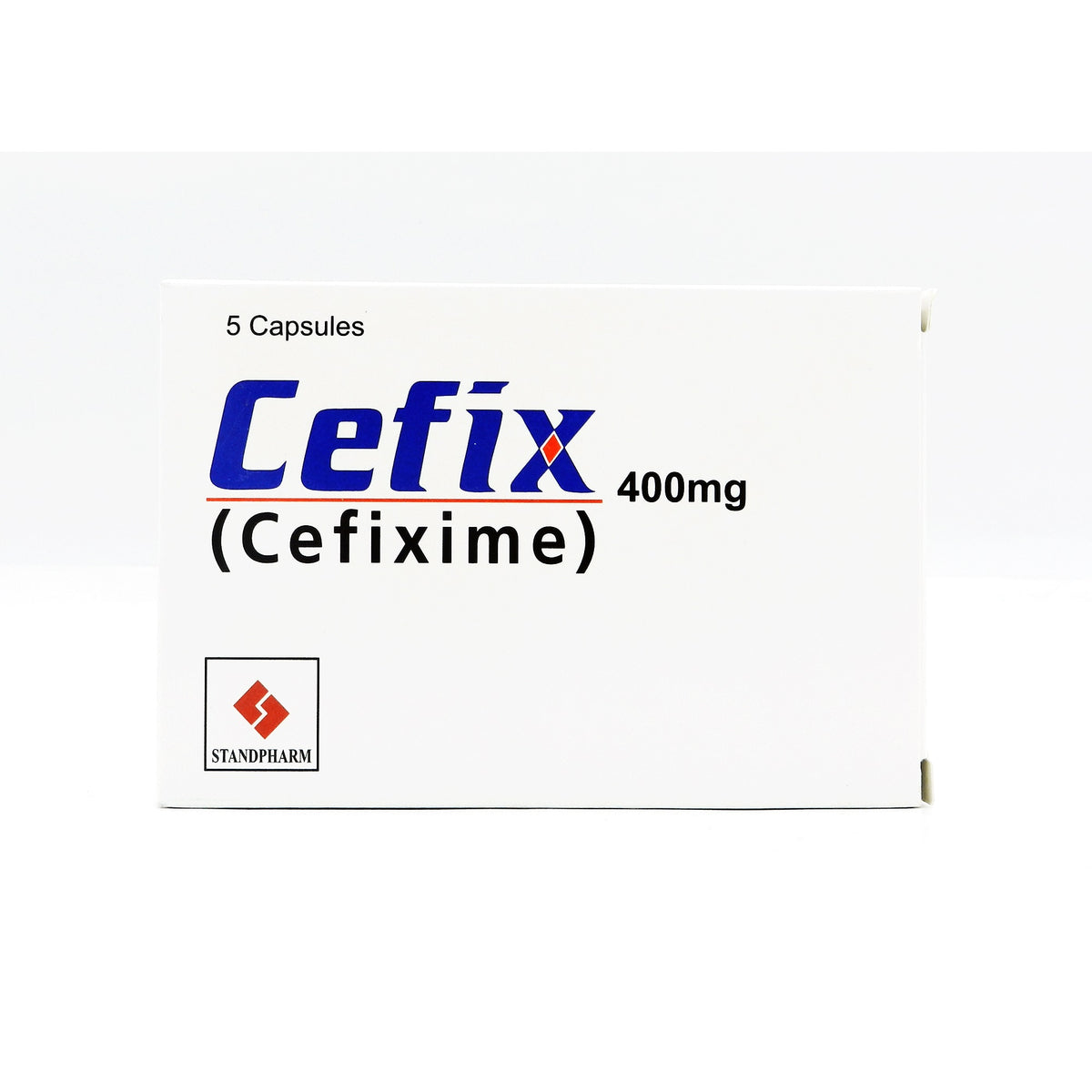 Cefix Capsules 400Mg (1 Box = 5 Capsules)
