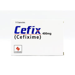 Cefix Capsules 400Mg (1 Box = 5 Capsules)