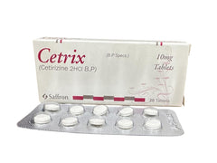 Cetrix Tablets 10Mg (1 Strip = 10 Tablets)