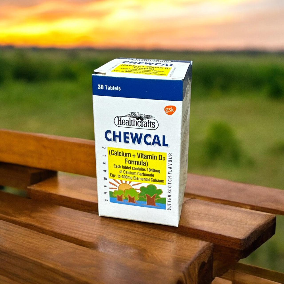 Chewcal Tablets 400Mg/100Iu (1 Bottle = 30 Tablets)