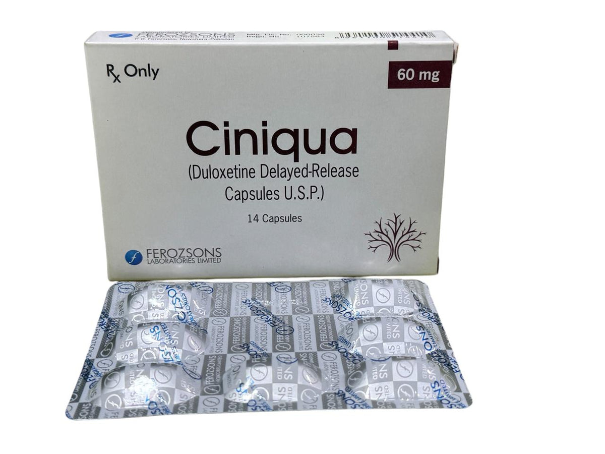 Ciniqua Capsules 60Mg (1 Strip = 7 Capsules)