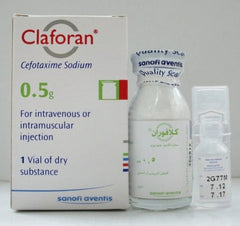 Claforan Iv/Im Injection 0.5G (1 Box = 1 Injection)