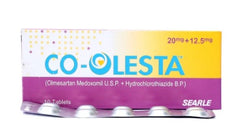 Co-Olesta Tablets 20/12.5Mg (1 Box = 1 Strip)(1 Strip = 10 Tablets)