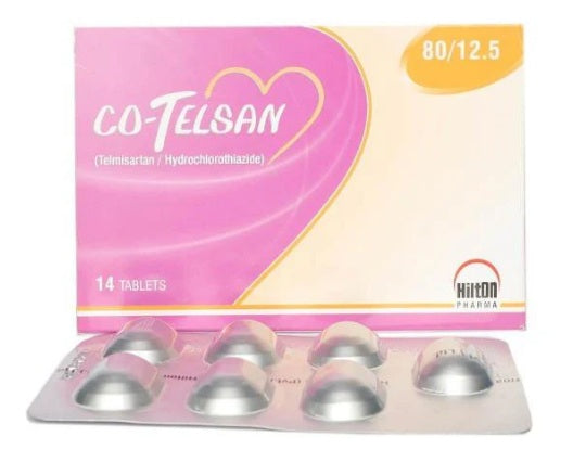 Co-Telsan Tablets 80/12.5Mg (1 Strip = 7 Tablets)