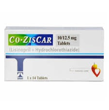 Co-Ziscar Tablets 10/12.5Mg (1 Strip = 14 Tablets )