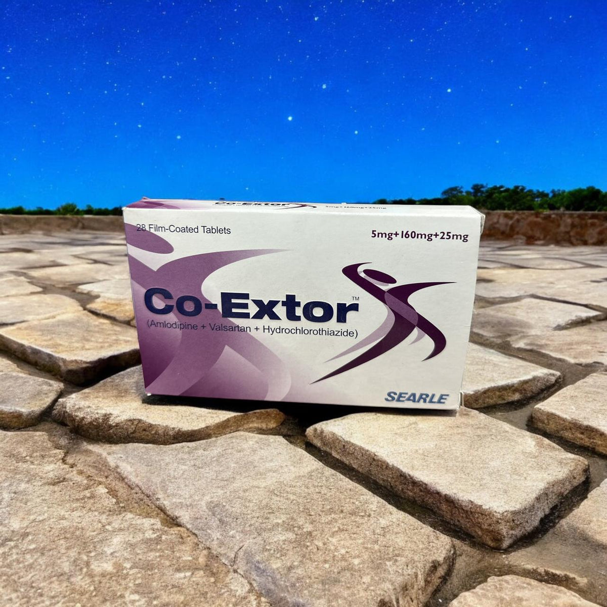 Co-Extor Tablets 5/160/25Mg (1 Strip = 14 Tablets)