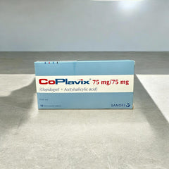 CoPlavix Tablets 75Mg/75Mg  (1 Box = 10 Tablets)