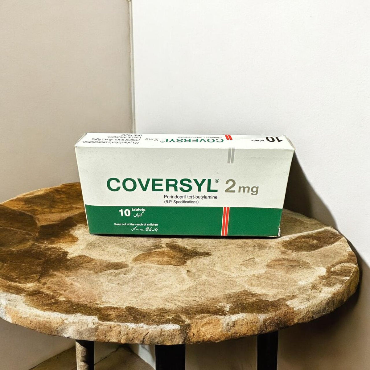 Coversyl Tablets 2Mg (1 Box = 10 Tablets)