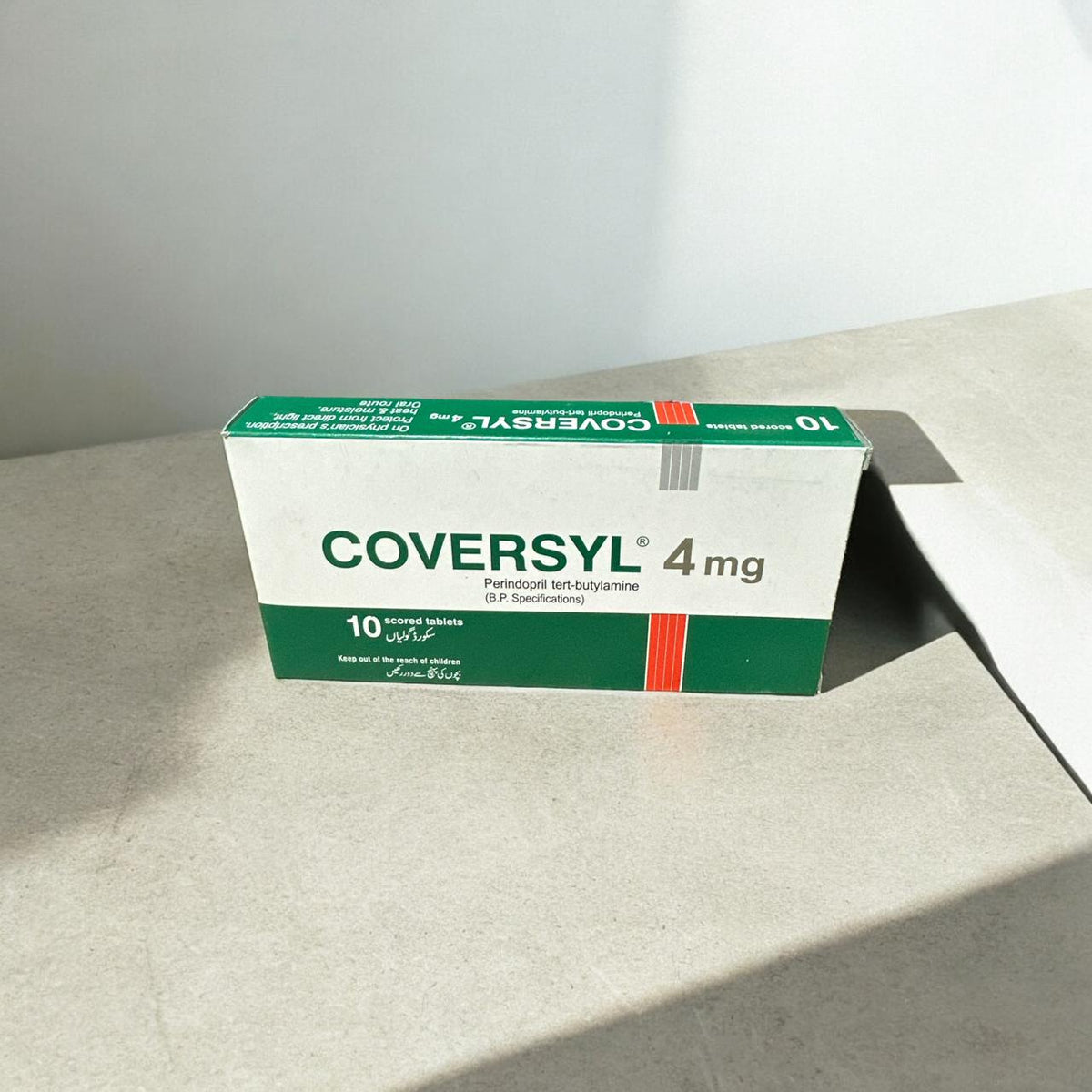 Coversyl Tablets 4Mg (1 Box = 10 Tablets)