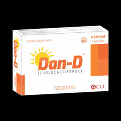 Dan-D Softgel Capsules 50,000Iu (1 Box = 1 Strip)(1 Strip = 5 Capsules)