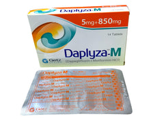 Daplyza-M Tablets 5/850Mg (1 Strip = 7 Tablets)