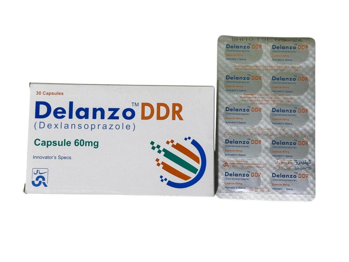 Delanzo DDR Capsules 60Mg (1 Strip = 10 Capsules)