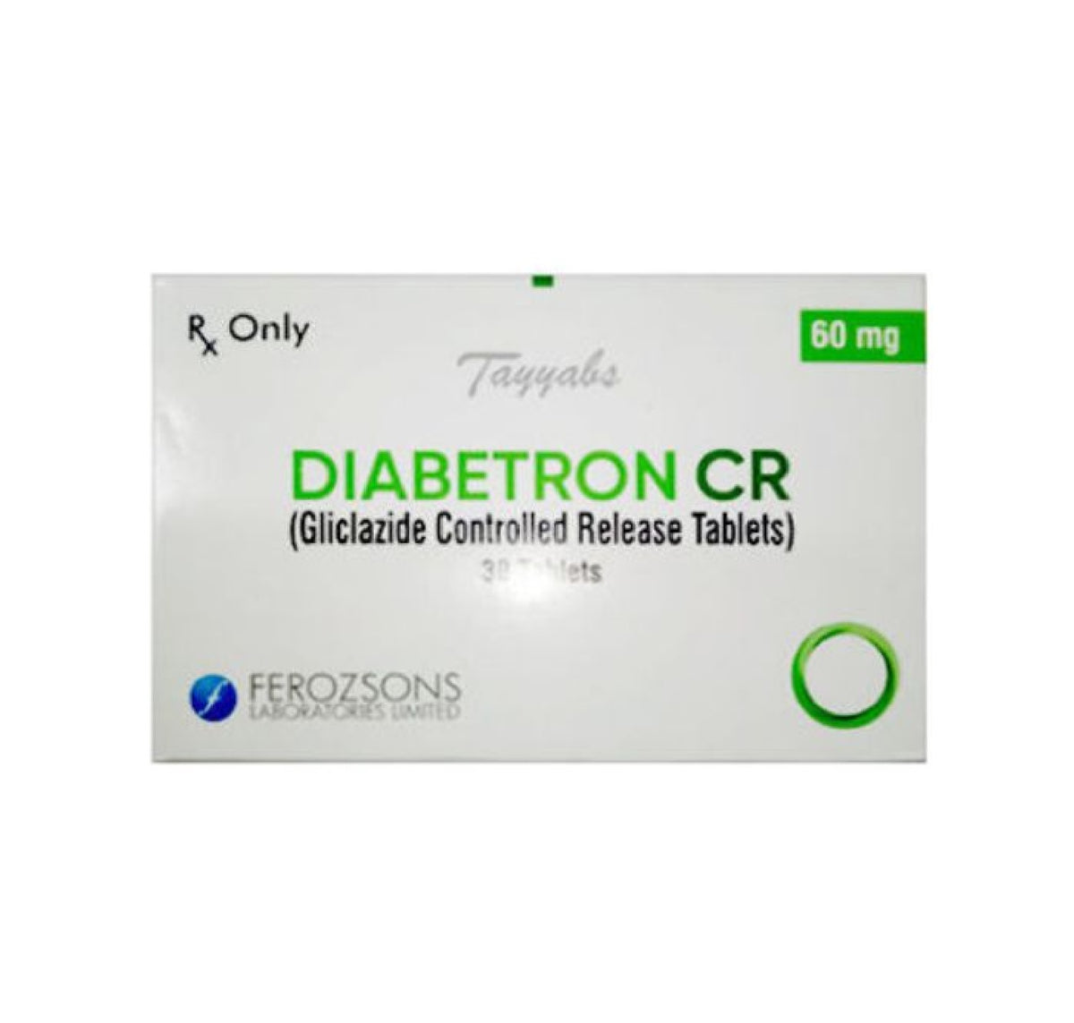 Diabetron Cr Tablets 60Mg (1 Strip = 10 Tablets)