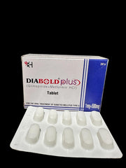 Diabold Plus Tablets 1/500Mg (1 Strip = 10 Tablets)