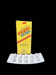 Diagesic Extra Tablets 37.5Mg+325Mg (1 Box = 10 Tablets)