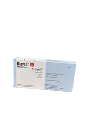 Diovan Tablets 80Mg  (1 Strip = 14 Tablets)