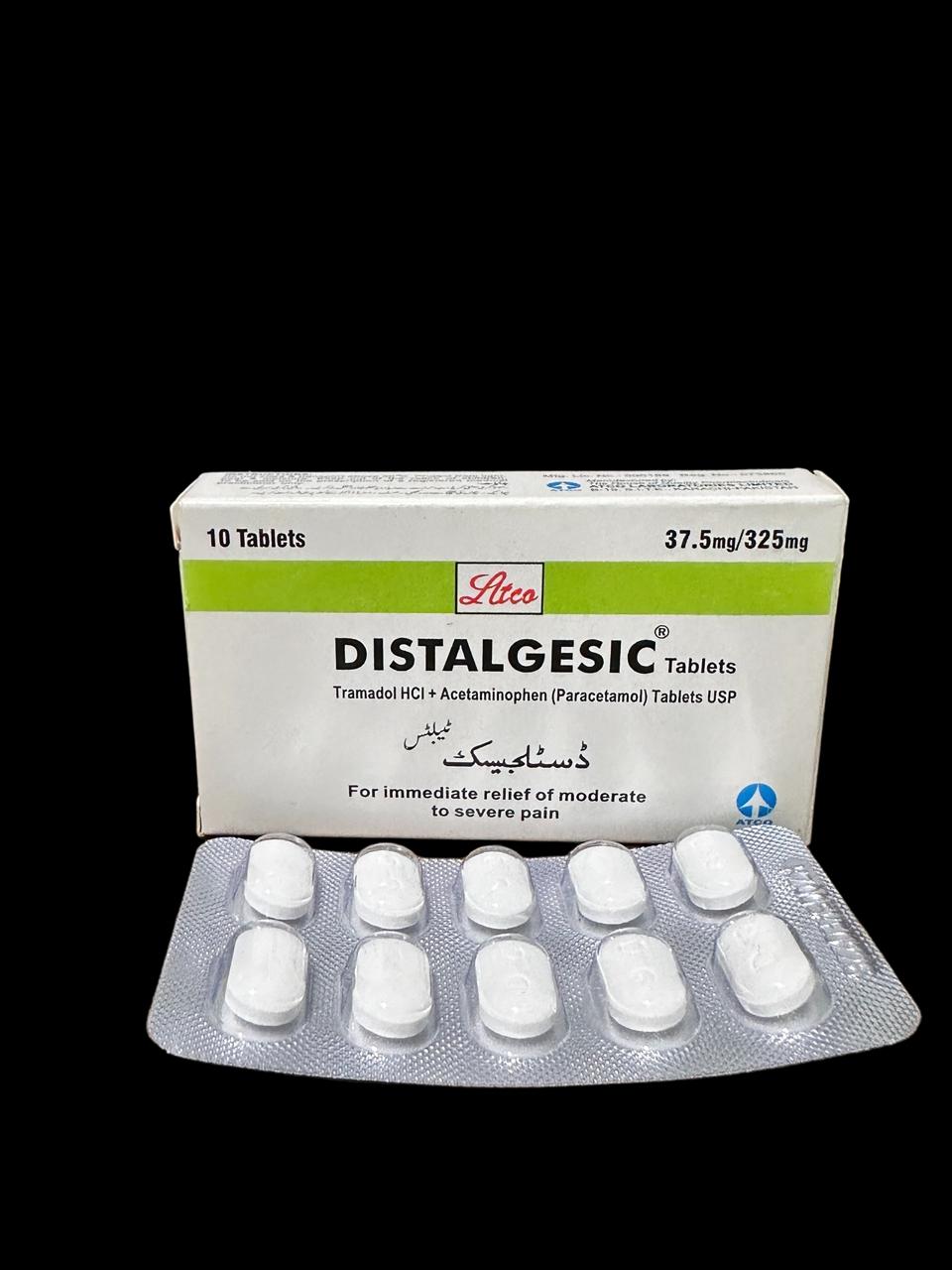 Distalgesic Tablets 37.5/325Mg (1 Box = 10 Tablets)