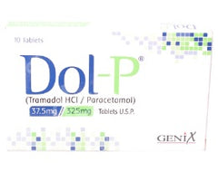 Dol-P Tablets 37.5/325Mg (1 Box = 1 Strip)(1 Strip = 10 Tablets)