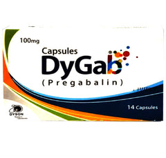 Dygab Capsules 100Mg (1 Strip = 7 Capsules)