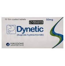 Dynetic Tablets 50Mg (1 Box = 1 Strip)(1 Strip = 10 Tablets)