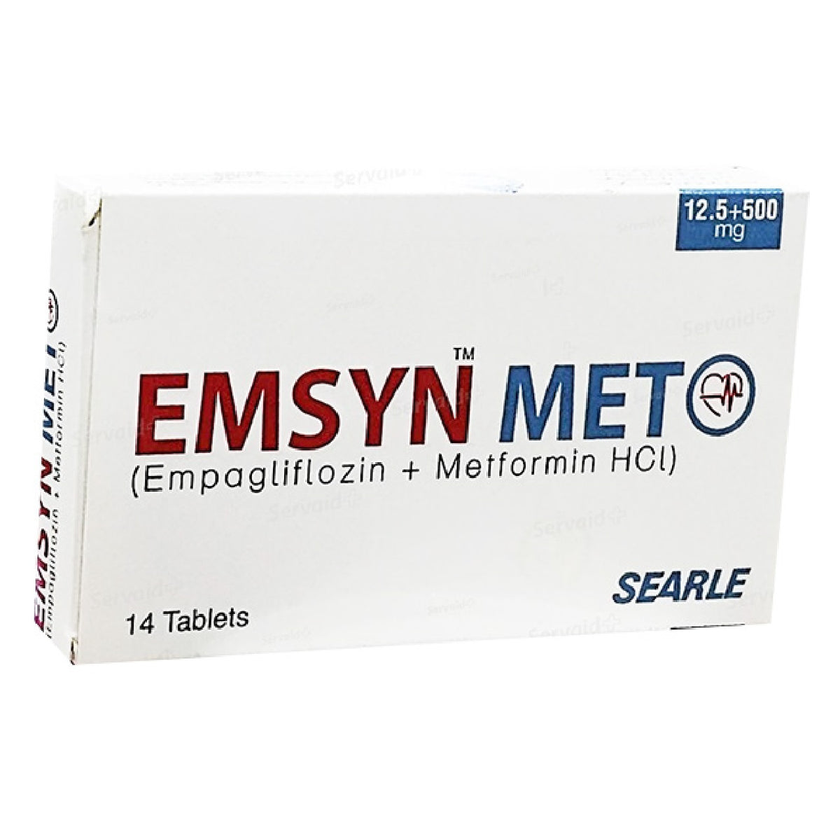 EMSYN-Met Tablets 12.5Mg/500Mg (1 Strip = 7 Tablets)