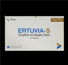 ERTUVIA-S Tablets 15Mg+100Mg  (1 Box = 14 Tablets)