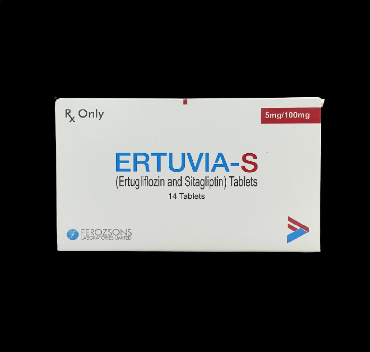 ERTUVIA-S Tablets 5Mg+100Mg  (1 Box = 14 Tablets)