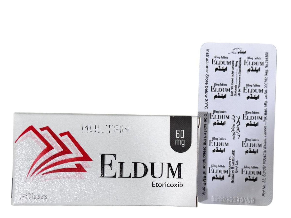 Eldum Tablets 60Mg (1 Strip = 10 Tablets)